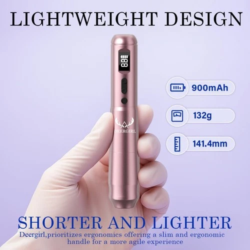 Wireless Permanent Makeup Tattoo Machine Kit Rechargeable image 5