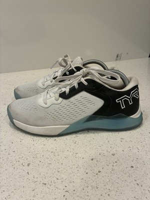 TYR CXT-1 Trainer Shoes Mens 7 Womens 8.5  Training Athletic White Blue