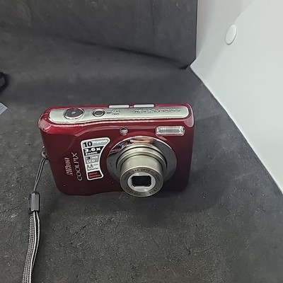 Nikon COOLPIX L20 10.0MP Digital Camera - Deep Red - Tested Working #4