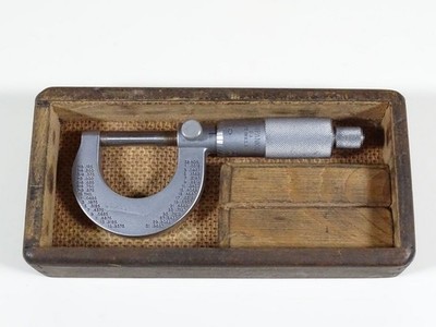 COMPANION D.J. USA Mikrometer Bügelmessschraube, Messbereich 0-1Inch (2,54cm)
