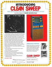 Clean Sweep Ramtek Video Arcade Flyer / Brochure / Ad / image