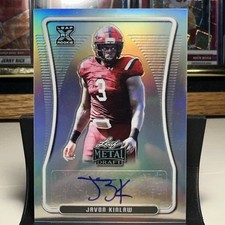 2020 Leaf Metal Draft Silver /60 Javon Kinlaw Auto RC South Carolina 49ers