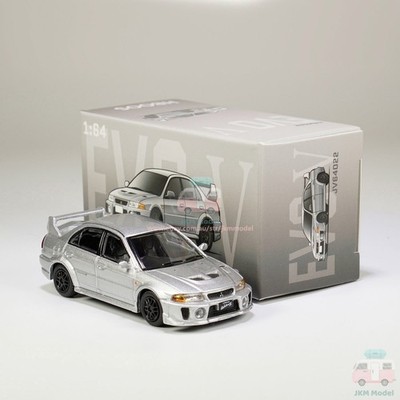 1:64 Mitsubishi Lancer Evolution V Model Car Diecast Vehicle Collection Silver