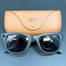 Ray Ban Meta Wayfarer Smart Glasses Black Graphite Polarized Lens RW4006 601ST3