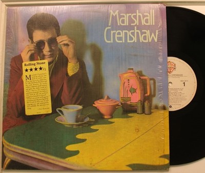 Marshall Crenshaw Lp Self Titled On Warner Bros. - Vg++ To Nm!/ Vg++ (In Shrink!