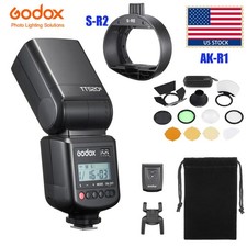 GODOX TT520III Camera Flash Speedlite with RT-16 Transmitter AK-R1 S-R2 Adapter