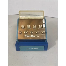Tom Thumb Toy Cash Register Vintage Play Money Drawer Coin Dispenser