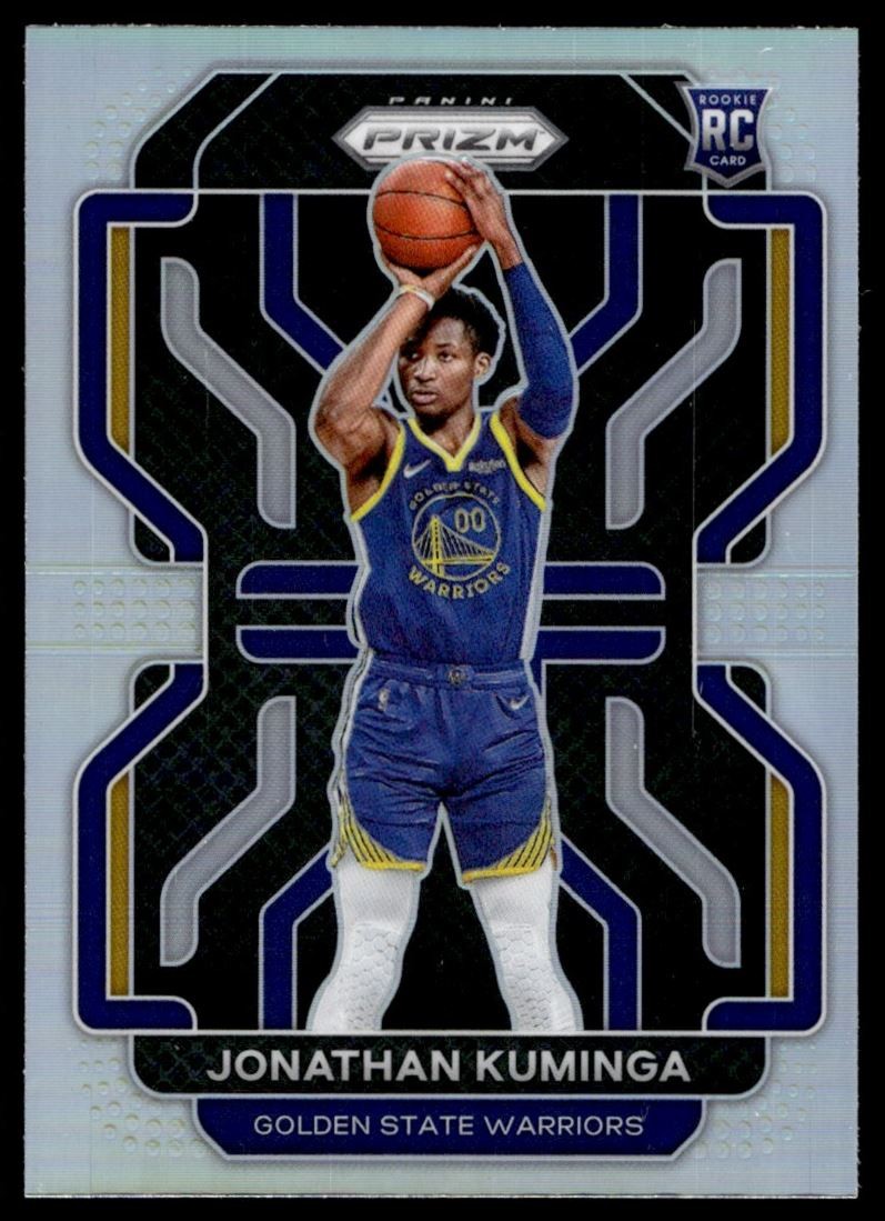 2021-22 Panini Prizm SILVER Jonathan Kuminga Rookie Warriors #307 C14