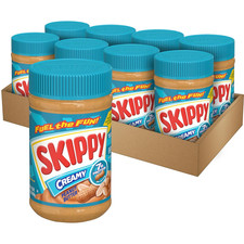 SKIPPY Creamy Peanut Butter 16.3 Ounce Pack of 8