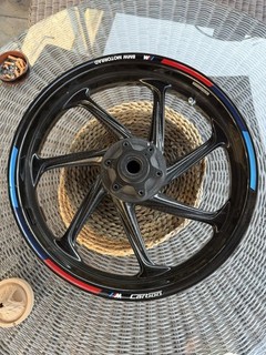 Bmw S1000RR Carbon Fibre Front Wheel damaged