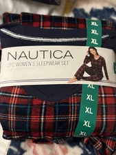 Nautica Women's 2-Piece Pajama Set Size XL