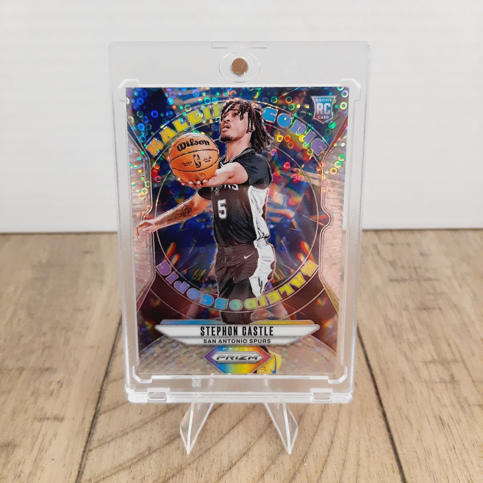 2024-25 Panini Prizm Stephon Castle Rookie Kaleidoscopic Fast Break #19 RC
