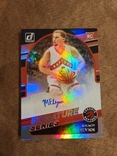 Malachi Flynn 2020-21 Panini Donruss RC Signature Series Auto #SG-MFL Raptors