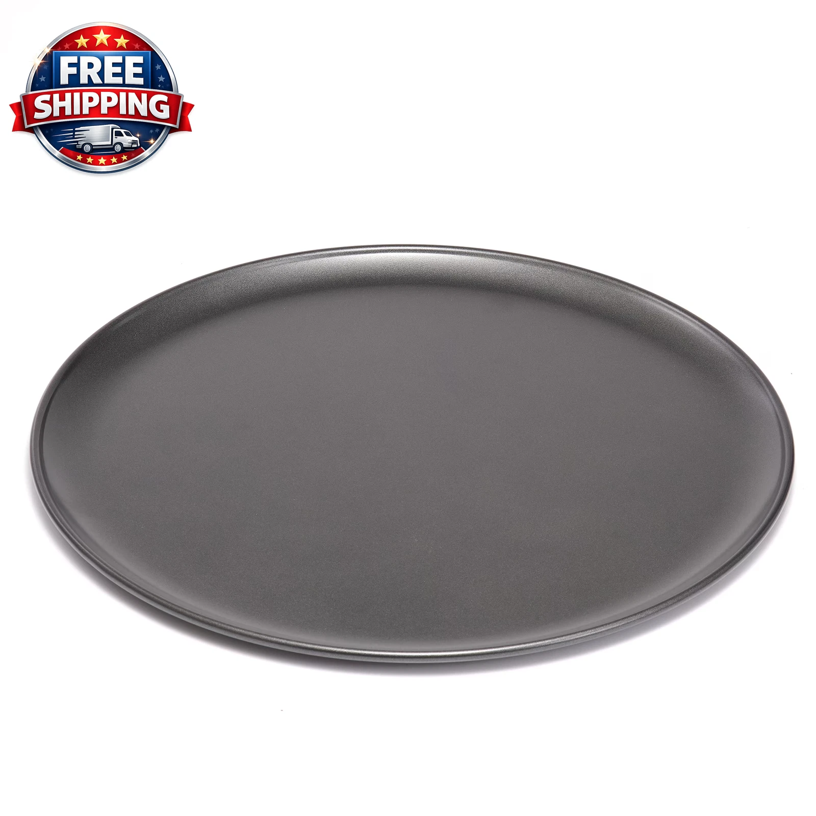16" Gray Non-Stick Pizza Pan - Perfect for Homemade Pizzas and Baking
