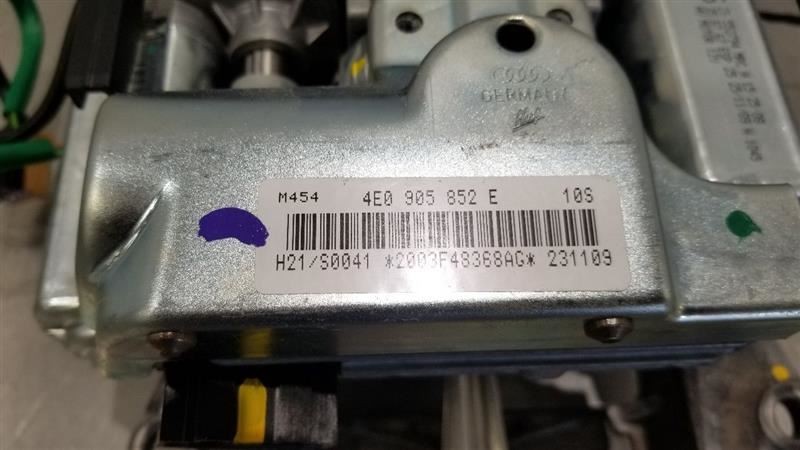 2010 BENTLEY CONTINENTAL GT STEERING COLUMN ASSEMBLY