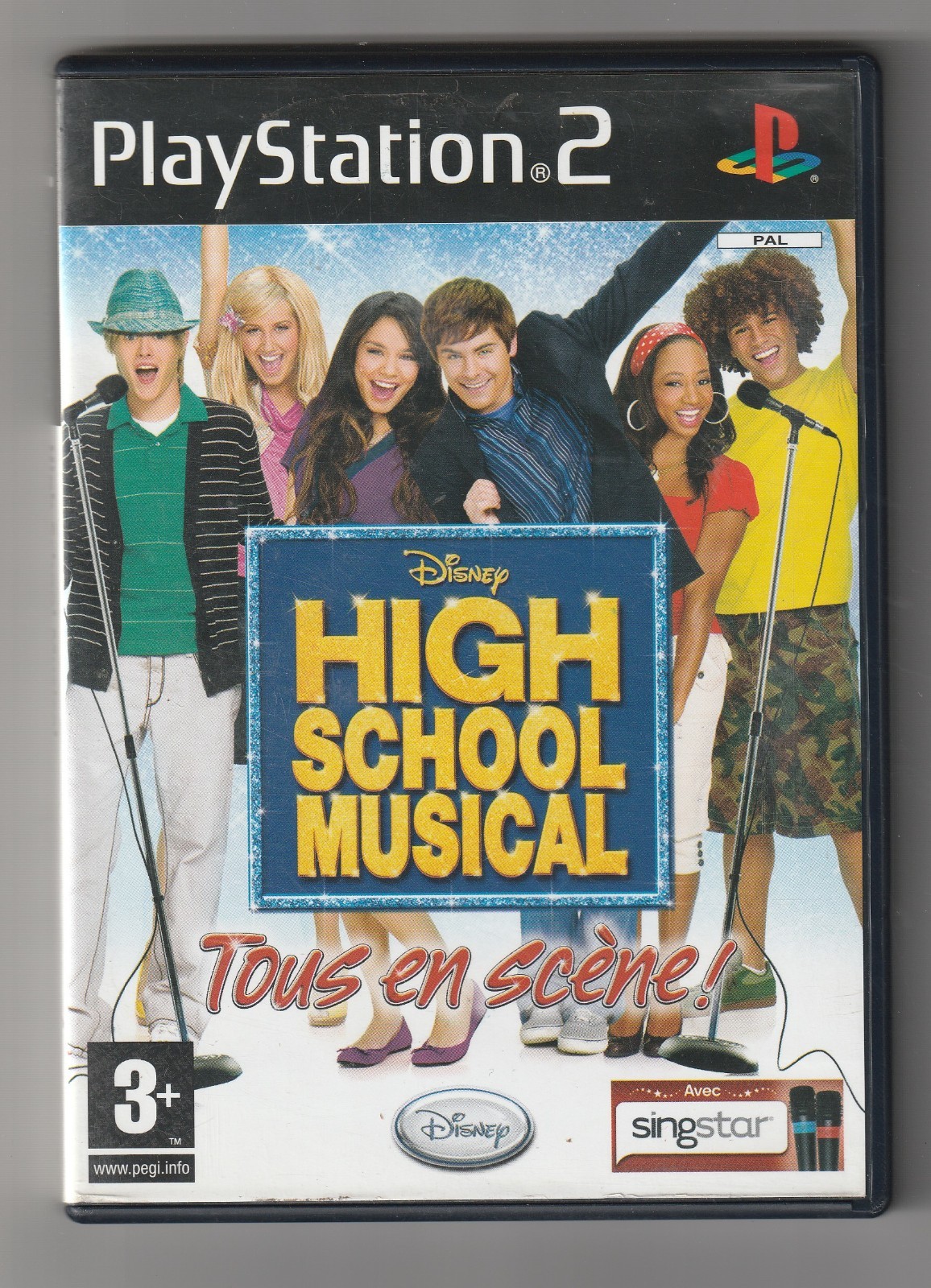 DISNEY HIGH SCHOOL MUSICAL - TOUS EN SCÈNE ! - 2007 - JEU PS2 OCCASION