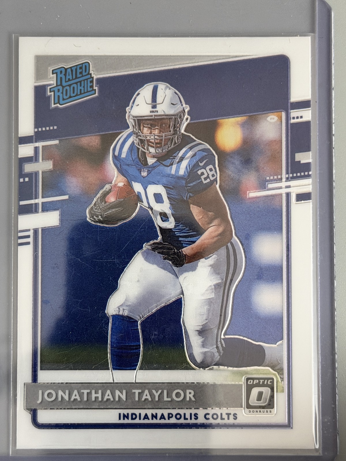 2020 Panini Donruss Optic - Rated Rookies Jonathan Taylor #167 (RC)