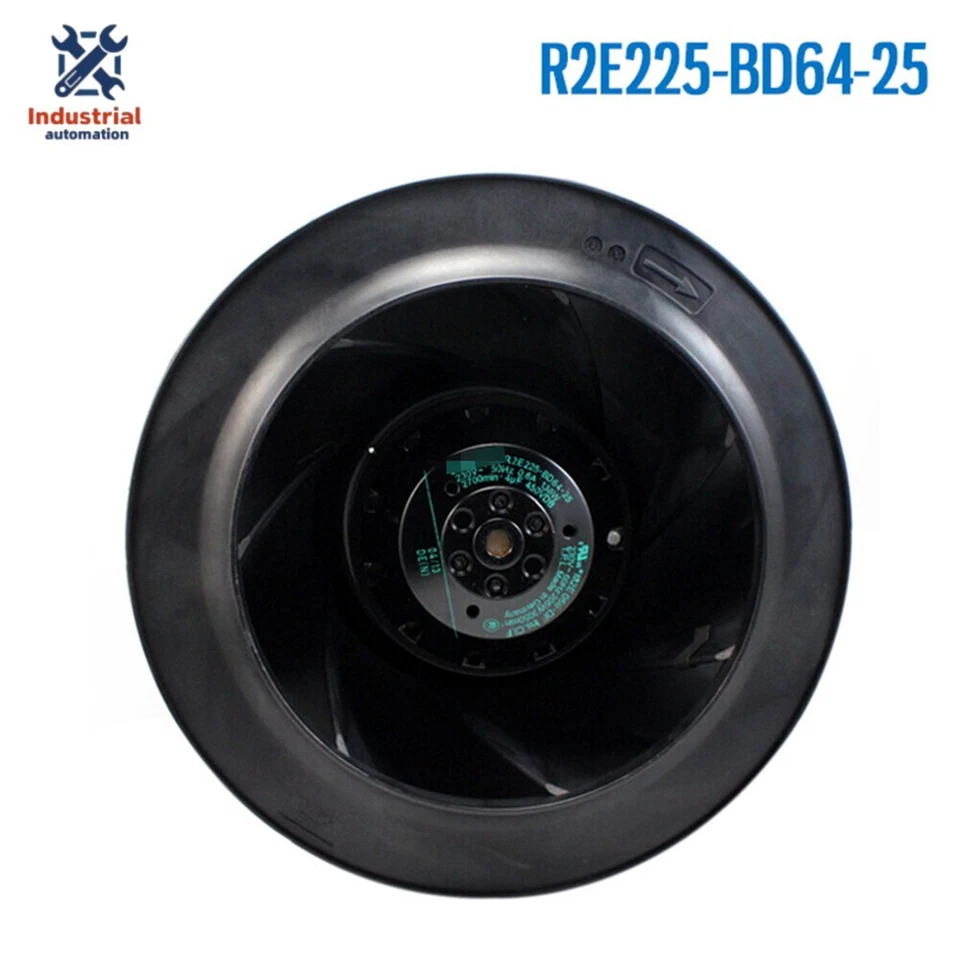 Für R2E225-BD64-25 R2E225-BD64-11 AC230V 0,6A Radialventilator NEU