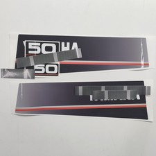 Replacement Decal Set Compatible with Yamaha 50 hp (1991) Outboard Stickers
