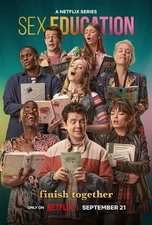 2019 Promo Film Poster Print "Sex Education" Asa Butterfield Emma Mackey Gift