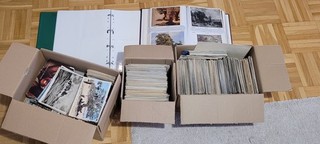 ca. 13 kg alte Postkarten Ansichtskarten AK postcards Sammlung und zwei Alben