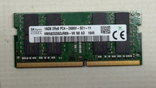  1 SK Hynix 16GB DDR4 2Rx8 PC4 2666v Laptop Memory