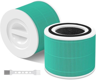 2 Stück Core 300S Filter, Toxin Ersatzfilter für LEVOIT Core 300/300S/300-RF, m