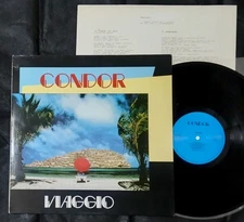 CONDOR Viaggio 1985 ITALY SYMPHO PROG PRIVATE LP PFM RDM MAXOPHONE