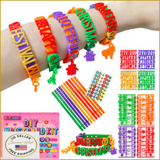 Dupamind Kit Creazione Braccialetti Amicizia Fai da Te per Bambini - Set Gioielli Arte e Artigianato Ragazze