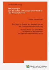 Das Agio im System des Kapitalschutzes der Un...