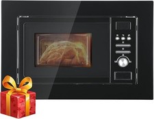 Smad Built-In Combination Microwave Oven & Grill 20L Black With Timer Clock