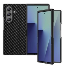 For Samsung Galaxy Z Fold7/Fold5/Fold4 Case Rugged Shockproof Carbon Fiber Cover