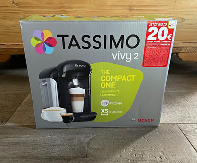 Bosch Tassimo Vivy 2 Kapselmaschine schwarz 0,7 L Auto-Reinigung Kaffeemaschine 