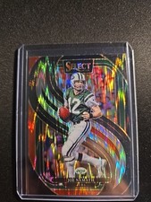 2024 Panini Select - Premier Level Joe Namath #170 Black & Red Shock Prizm