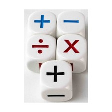 Koplow Dice d6 Math Operators (4 Function) (5) New