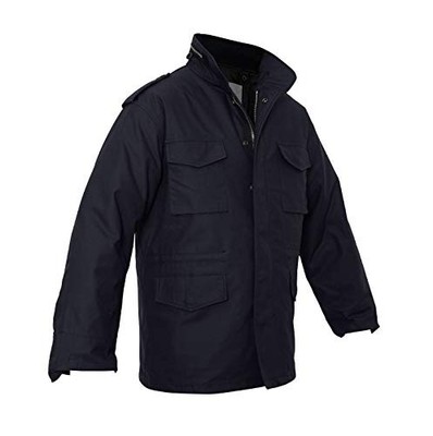 Rothco 8448 Black M-65 Field Jacket Long - L-Long