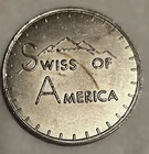 1973 Draper Mint "Swiss of America" 1oz .999 Silver Mintage less 10,000 RARE