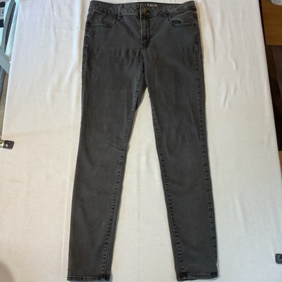American Eagle Outfitters Black Super Stretch Jeggings, Size 14 Long Comfy