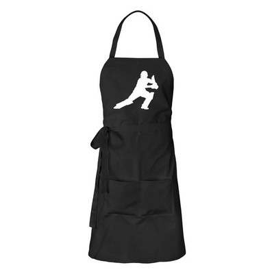 Schürze Cricket Silhouette Geschenkidee Cricket Geschenk Präsent Mitbringsel Sou