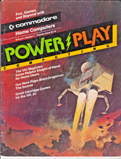Power Play Computing Magazine PREMIER ISSUE Vol.1 Iss.1 1982 - Commodore Vic-20