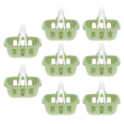  8 Pcs Einkaufskorb-Spielzeug Kleinkind Mini-Einkaufswagen Kleiner