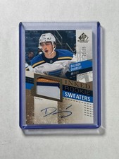 Dalibor Dvorsky 2025-26 SP Game Used Inked Rookie Sweaters Patch Auto /25