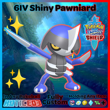 ✨ Shiny Pawniard 6IV ✨ Pokemon Sword & Shield 🚀 Fast 🚀