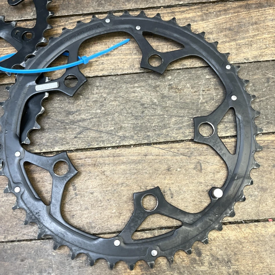 Shimano SG-X Chainring Set 46/36/26T 110/74 BCD 5-Bolt Triple Bike Vintage 90s - Image 2 of 4