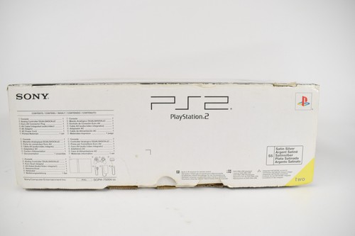 Sony Console Playstation 2 Slim PS2 Silver PAL SCPH 70004 - Foto 21 di 21