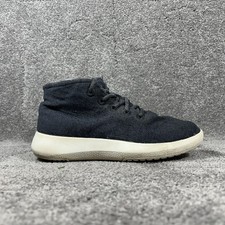 Allbirds WRU Wool Runner Up Women's Sz 9 Black Mizzle Mid Top Running Shoes Used