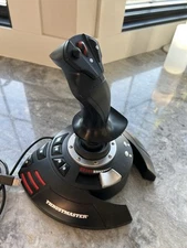 Thrustmaster T-Flight Stick X Joystick V.4 For PC And PS3 USB Cable Controller