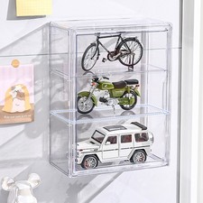 Plastic Cabinet Storage Box For Toy Models, 3 Tiers Clear Acrylic Display Case