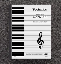 Owners Instruction Operator Manual Fits Technics SX-KN7000 Keyboard