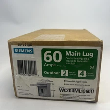 Weather-Resistant 60 Amp Outdoor Circuit Breaker Box - 4 Circuit Capacity